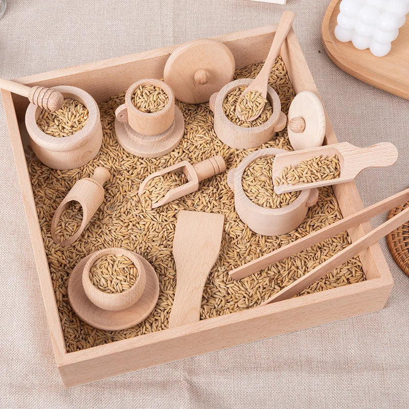 🍵 Montessori Sensory Puzzle Toy Set