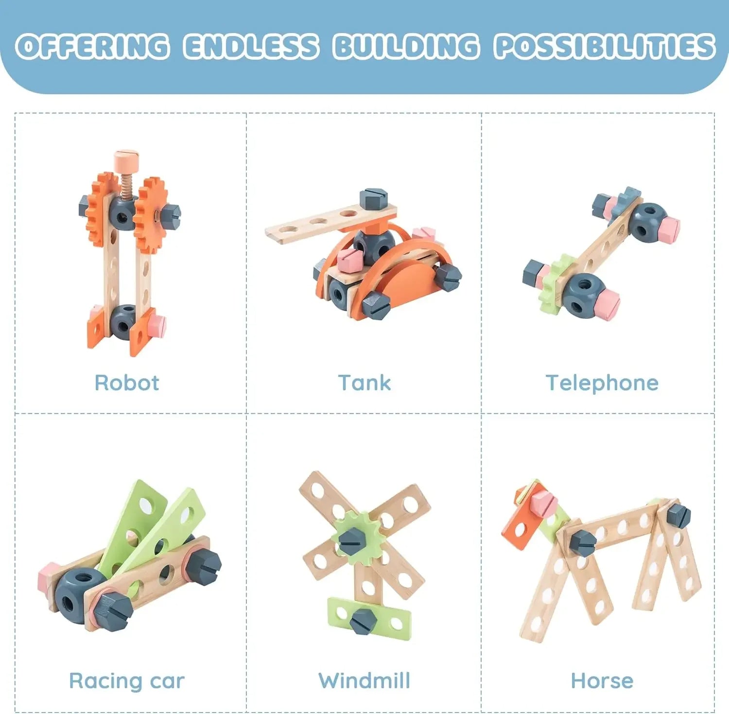 🔨 Kids Wooden Tool Bench Set – Large Construction Workshop Toy! 🔨