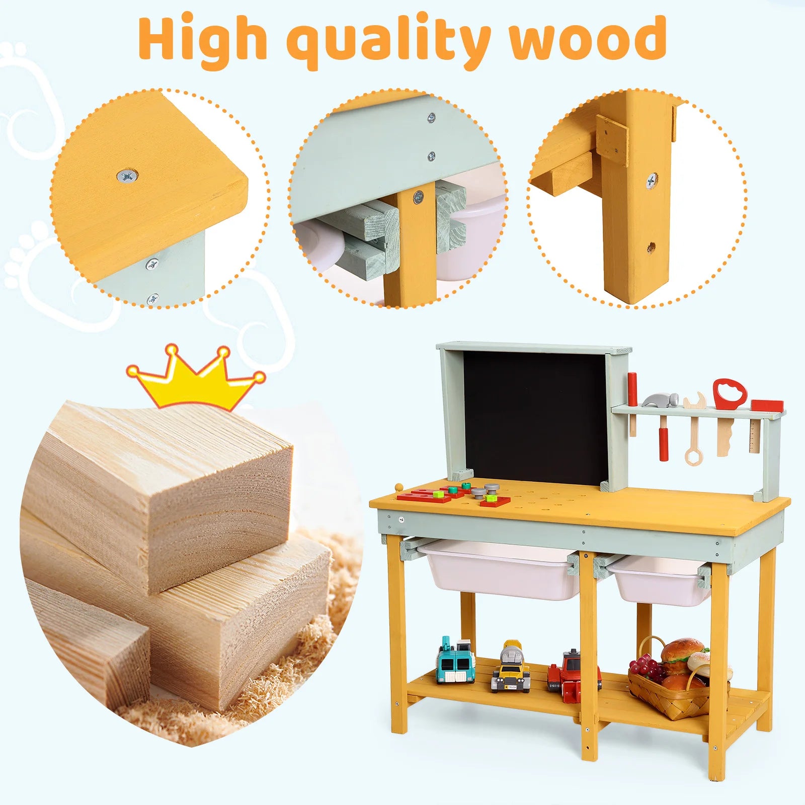 🔨 Wooden Tool Bench