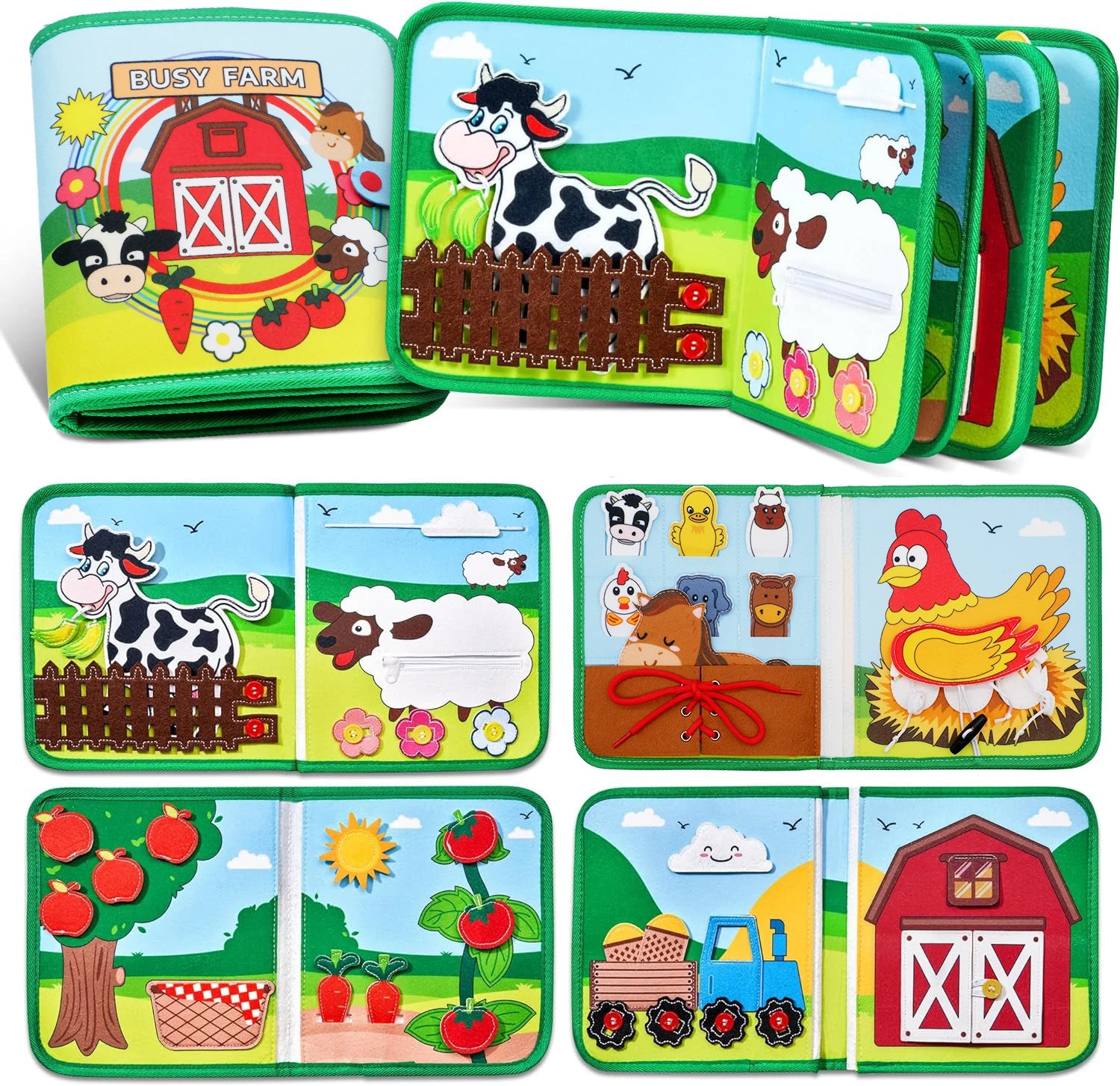 📖 Baby 3D Cloth Book
