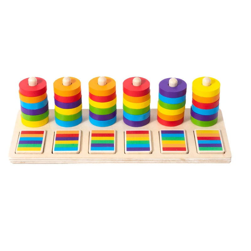 🎨 Wooden Color Matching Game