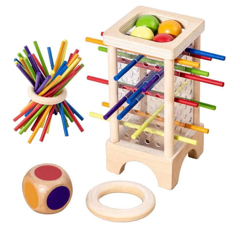 🎲 Wooden Stick Board Game